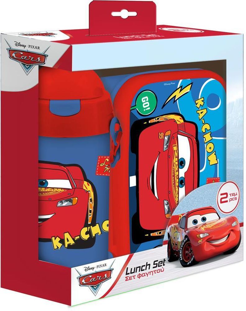 MUST ΑΝΟΞΕΙΔΩΤΟ ΣΕΤ ΦΑΓΗΤΟΔΟΧΕΙΟ-ΠΑΓΟΥΡΙ MUST DISNEY CARS