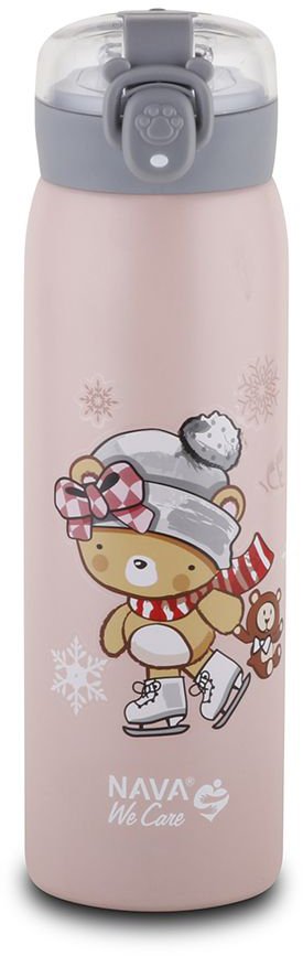 NAVA ΘΕΡΜΟΣ ΜΠΟΥΚΑΛΙ NAVA WE CARE ΑΝΟΞΕΙΔΩΤΟ ΡΟΖ (500 ML)