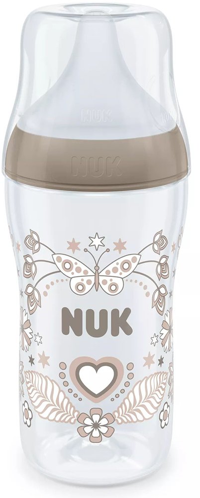 NUK ΜΠΙΜΠΕΡΟ NUK PERFECT MATCH PP TEMP.CONTROL HEART 260ML