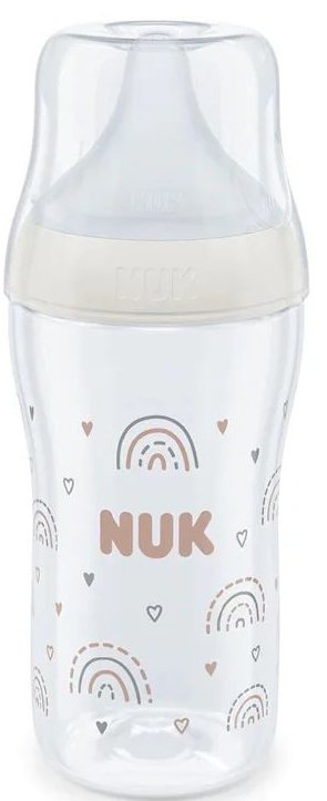 NUK ΜΠΙΜΠΕΡΟ NUK PERFECT MATCH PP TEMP.CONTROL RAINBOW 260ML