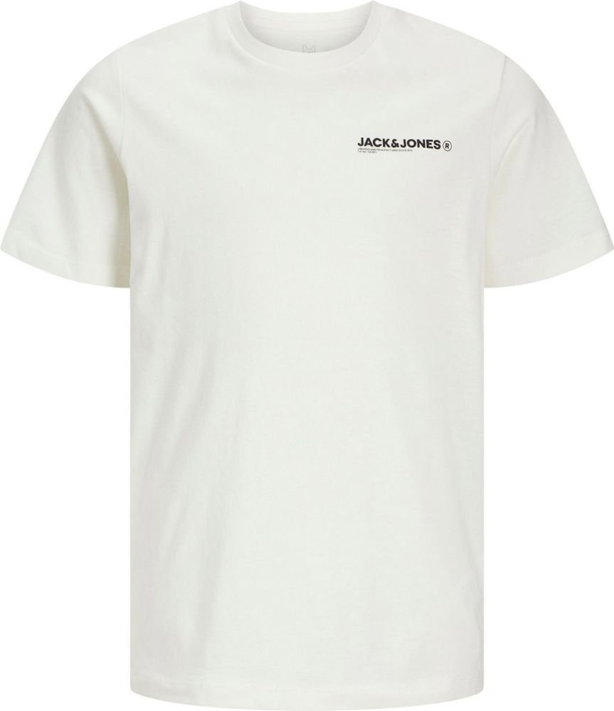 JACK - JONES ΜΠΛΟΥΖΑ JACK - JONES 12269831 JJHAWAII TEE SS CREW NECK JUNIOR ΛΕΥΚΗ (176 CM)