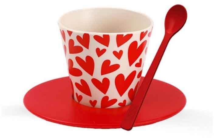 I-TOTAL ΚΟΥΠΑ I DRINK ID5230 R-PET CUP+SPOON 90ML HEART