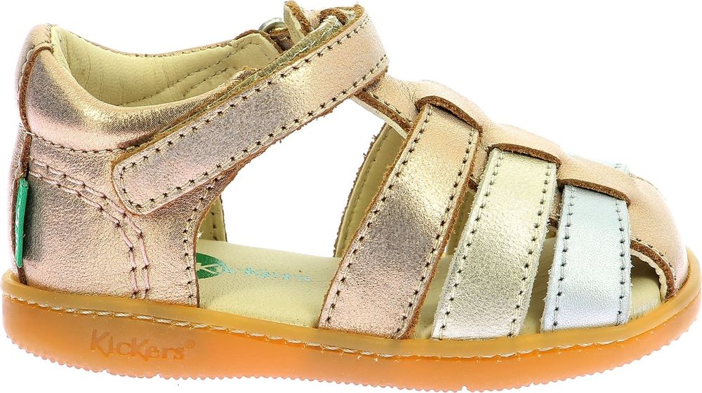 KICKERS ΠΑΠΟΥΤΣΟΠΕΔΙΛΟ KICKERS KICK FLO 1217853 ΡΟΖ ΧΡΥΣΟ (22)