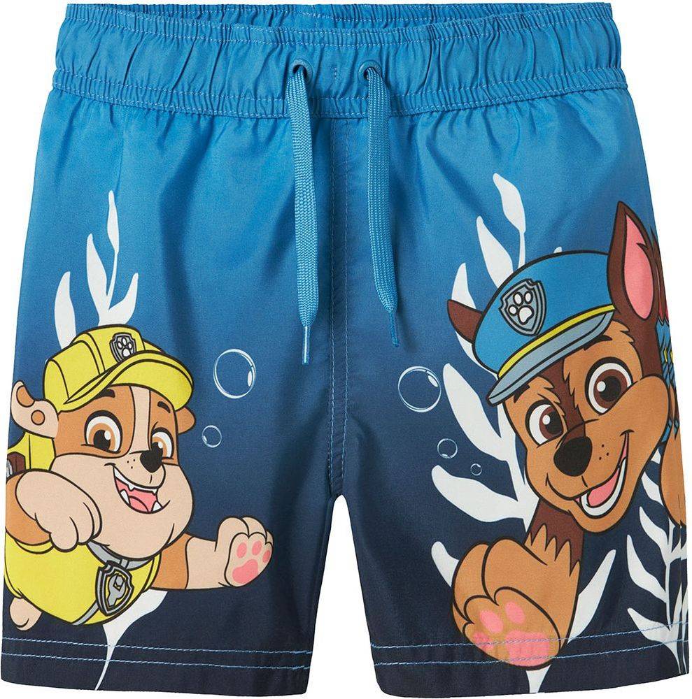 ΣΟΡΤΣ ΜΑΓΙΟ NAME IT 13239658 NMMMABBE PAW LONG SWIMSHORTS CPLG ΜΠΛΕ (104 CM)-(4 ΕΤΩΝ)