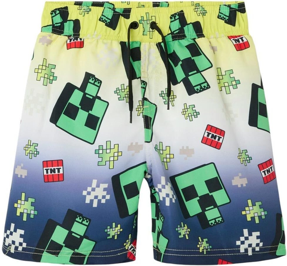 NAME IT ΣΟΡΤΣ ΜΑΓΙΟ NAME IT 13239667 NKMMYX MINECRAFT SWIMSHORTS BFU ΚΙΤΡΙΝΟ (146 CM)-(11 ΕΤΩΝ)