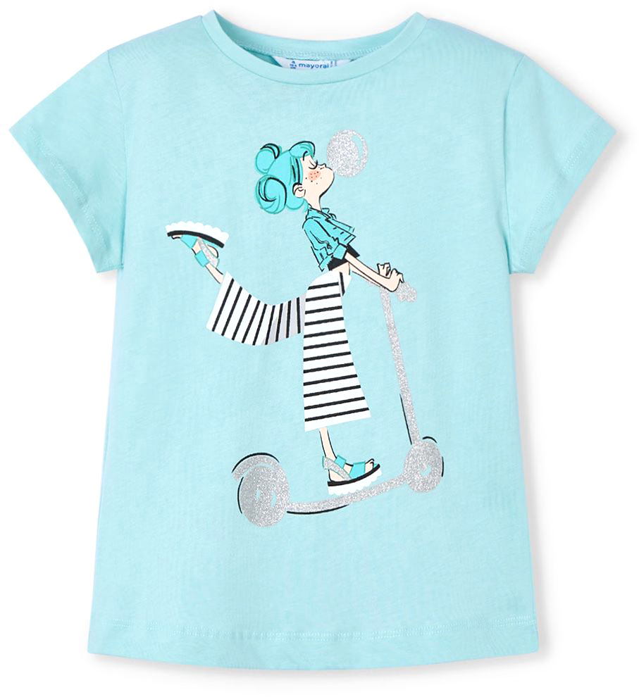 MAYORAL ΜΠΛΟΥΖΑ MAYORAL GIRL PRINT T-SHIRT ΦΥΣΤΙΚΙ (92 CM)-(2 ΕΤΩΝ)