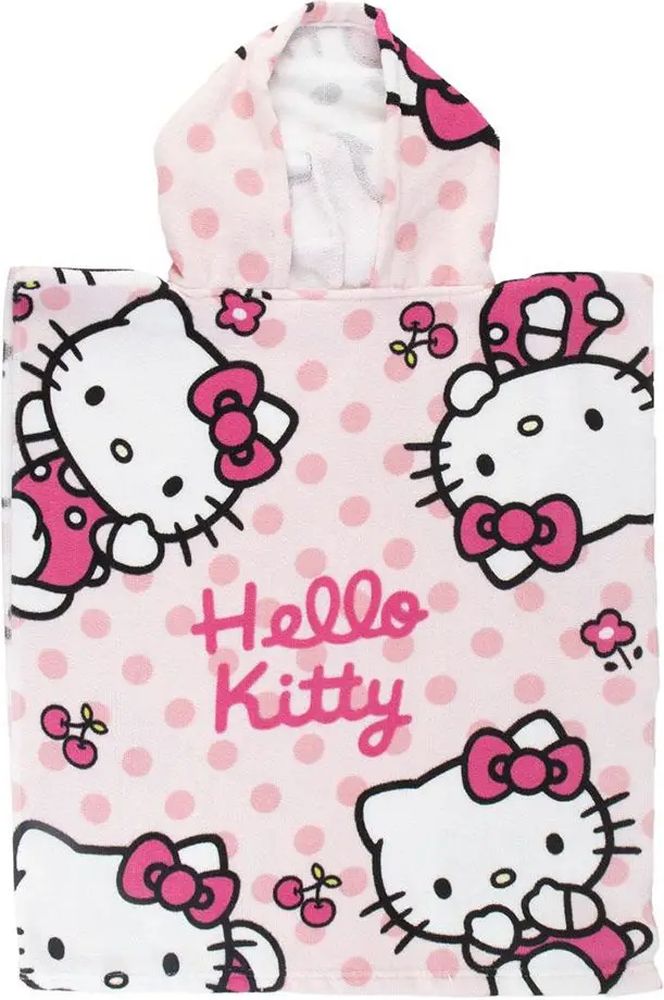 ΠΟΝΤΣΟ ΘΑΛΑΣΣΗΣ CERDA HELLO KITTY