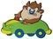   HOLLYTOON BABY TAZ CAR (LARGE)