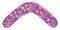      THERALINE BIG V  RETROFLOWER PLUM
