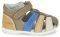 KICKERS BABYSUN 102985 MARRON BLEU  A (EU:19)