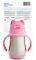 -  MUNCHKIN COOL CAT - STAINLESS STRAW CUP 237ML- PINK