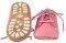    &  TIMBERLAND CRIB BOOTIE WITH HAT TB09680R6611  (PINK) (EU:20)