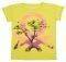 T-SHIRT BENETTON GREEN ROOTS  (140 CM)-(8-9 )