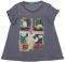 T-SHIRT BENETTON CA CATS ���� (82 CM)-(1-2 ��...