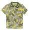 POLO T-SHIRT BENETTON GREEN ROOTS CAMO 