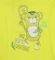 T-SHIRT BENETTON GREEN ROOTS HIM BABY  (74 CM)-(9-12 )