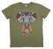 T-SHIRT BENETTON GREEN ROOTS 