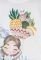T-SHIRT BENETTON CA GIRL WITH FRUITS / (90 CM)-(2 )
