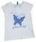 T-SHIRT BENETTON BEE FREE BUTTERFLY 