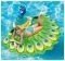       INTEX PEACOCK ISLAND 193 X 163 X 94CM