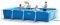 ΦΟΥΣΚΩΤΗ ΠΙΣΙΝΑ INTEX RECTANGULAR FRAME POOL 450 X 220 X 84CM