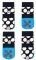  HAPPY SOCKS KIDS BIG DOT SNOWMAN SOCK KBDS01-6500 / (EU:33-35)