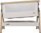  TUTTI BAMBINI COZEE BEDSIDE CRIB SILVER