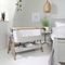  TUTTI BAMBINI COZEE BEDSIDE CRIB SILVER