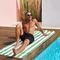   QUICKDRY DOCK & BAY CABANA -CAYMAN OLIVE MICROFIBER 90X200CM