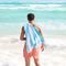   QUICKDRY DOCK & BAY CABANA - TULUM BLUE 90X200CM