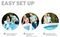   INTEX EASY SET POOL  (183 X 51 CM)