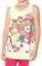 T-SHIRT DESIGUAL HALIFAX FLORAL ������� (NO 5...