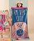   KENTIA CYLIA BLUE/SALMON PINK (70X140CM)