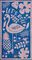   KENTIA ROLLERS BLUE/PINK (70X140CM)