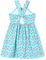  MAYORAL GIRL PRINT CROSS STRAP DRESS  (104 CM)-(4 )