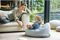 DOOMOO SEAT N SWING GREY