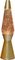 ����� I-TOTAL XL1770 LAVA GOLD GLITTER LAMP