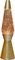 ����� I-TOTAL XL1770 LAVA GOLD GLITTER LAMP