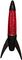 ����� I-TOTAL XL2942A ROCKET GLITTER RED 36CM